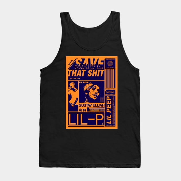 LIL PEEP Tank Top by mrcatguys